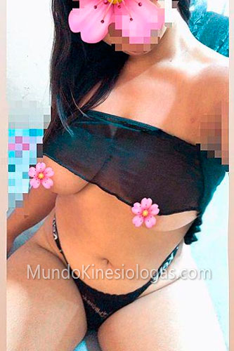 Sara, kinesiologa culona muy guapa en Lince